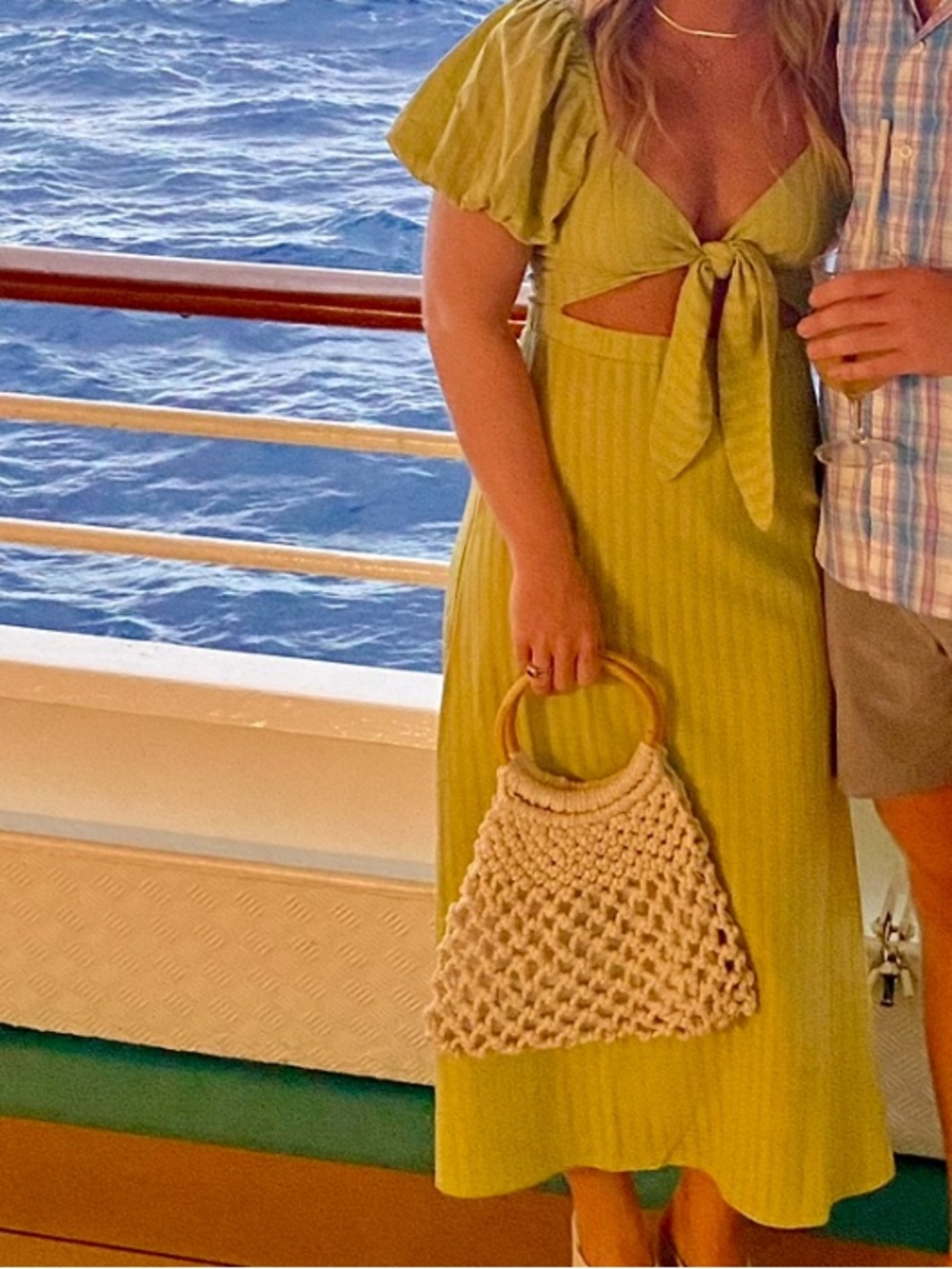 Show Me Your MuMu Sage Green Tie-Front Maxi Dress